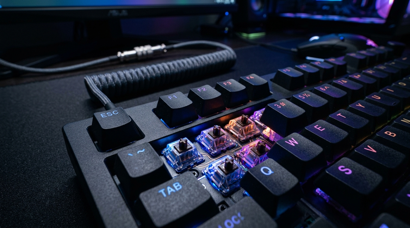 Qual é o melhor switch para teclado mecânico? Depende do que você faz com as mãos