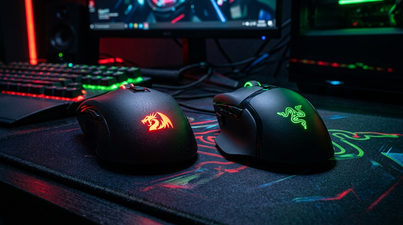 Redragon vs Razer: uma batalha que pode ser decidida em milissegundos