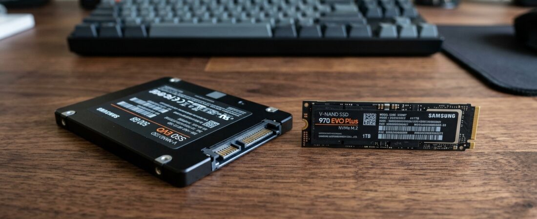SSD SATA ou NVMe — qual é melhor de verdade e quando cada um vale a pena?