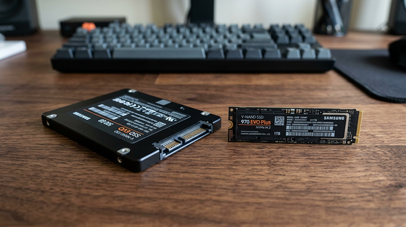 SSD SATA ou NVMe — qual é melhor de verdade e quando cada um vale a pena?