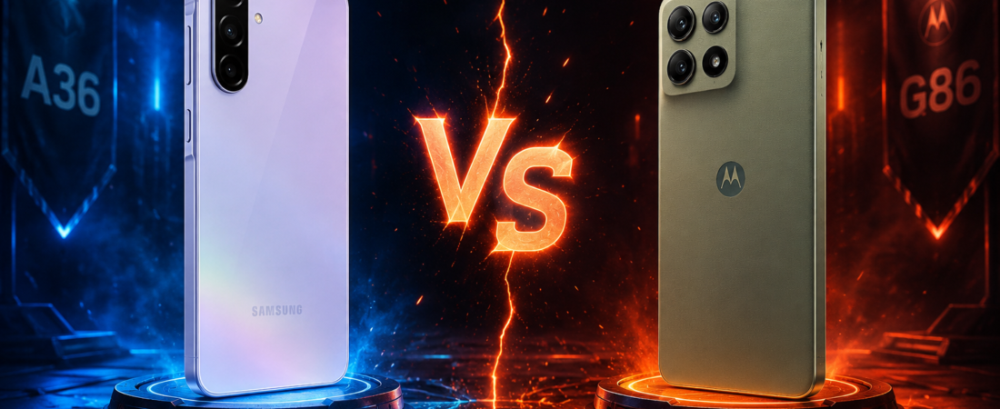 Galaxy A36 ou Moto G86: qual é o intermediário mais inteligente de comprar agora?