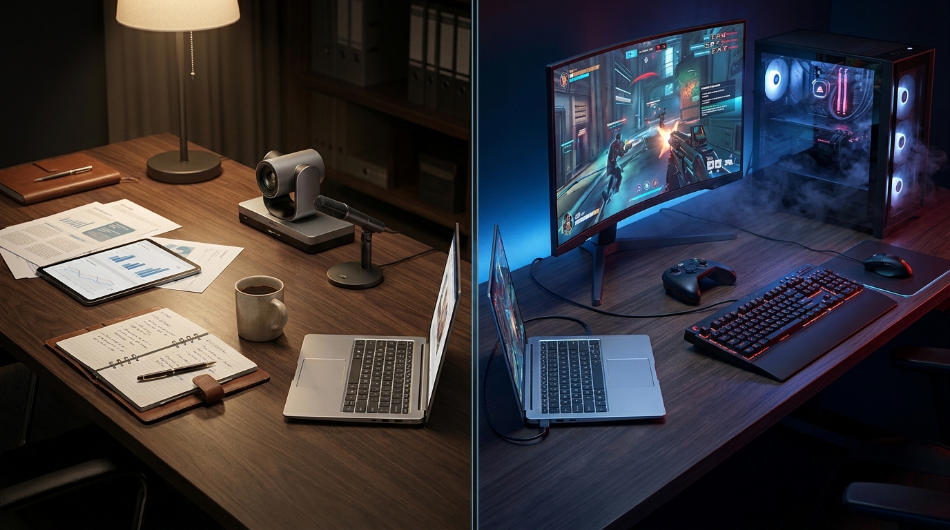 Notebook para trabalho ou notebook gamer: qual comprar em 2026?