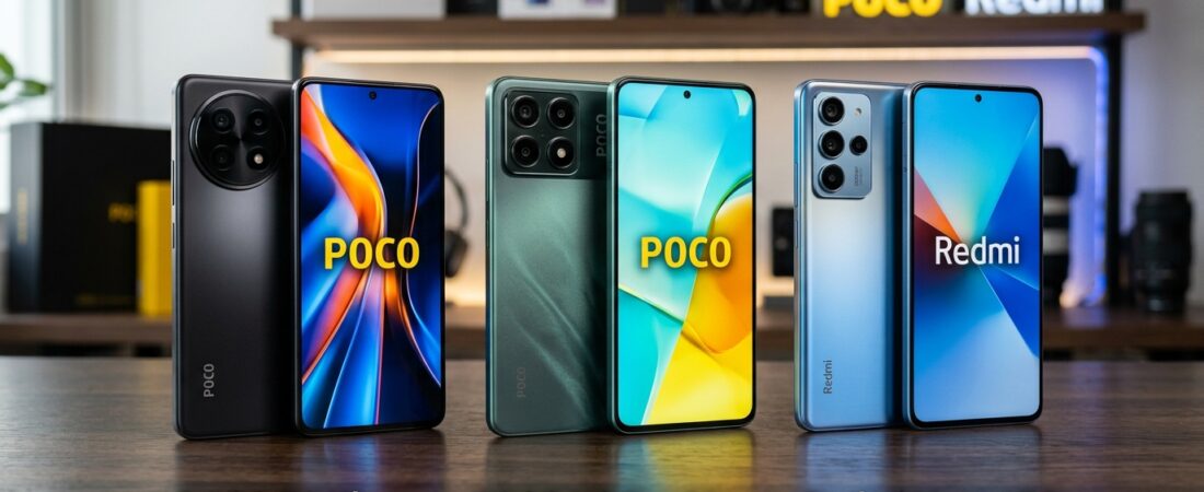 POCO F8 Ultra vs POCO X8 Pro Max vs Redmi Note 15 Pro 5G: o trio que decide cada centavo do seu próximo celular