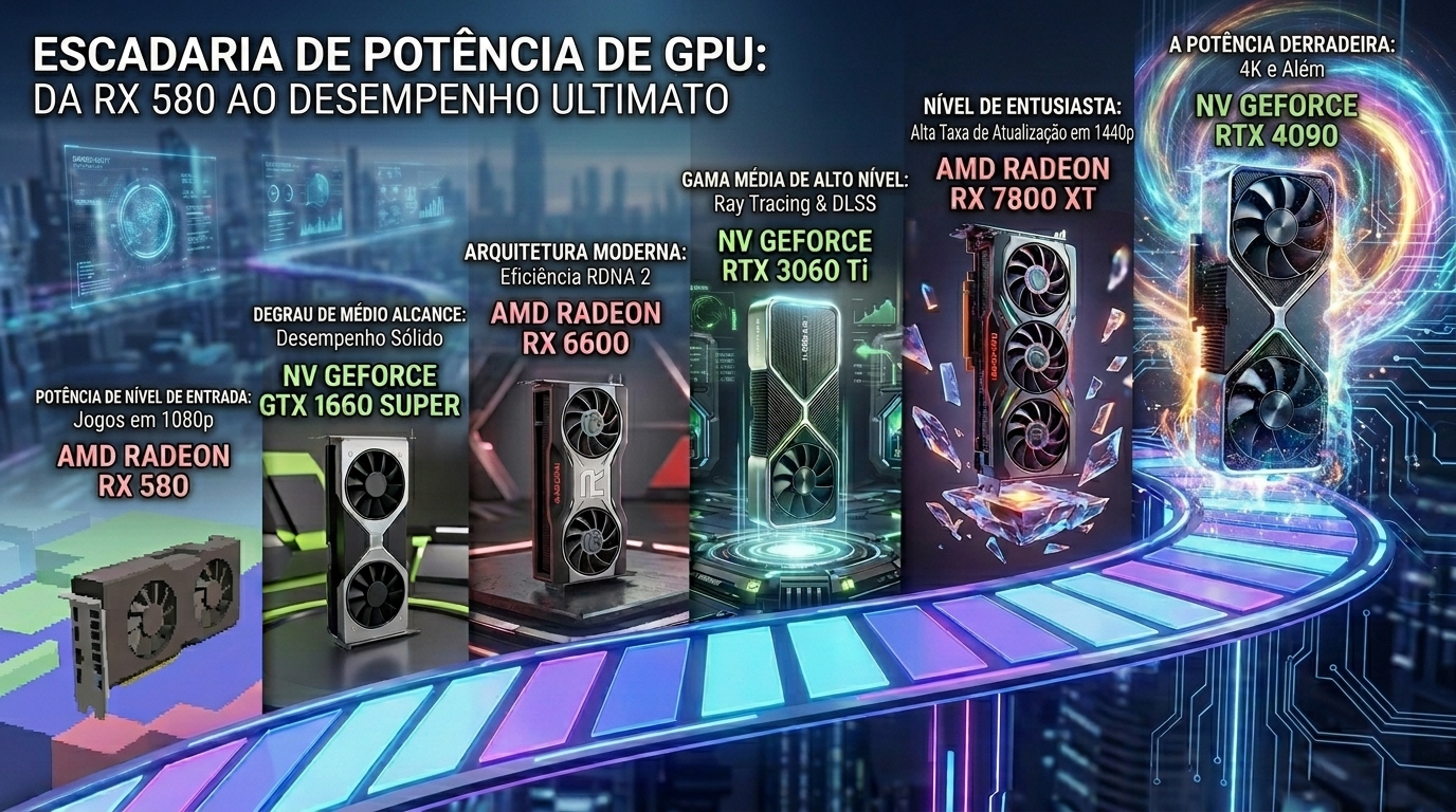 Saiu da RX 580 e Não Sabe Para Onde Ir? Essas São as Únicas Placas Que Valem a Troca em 2026