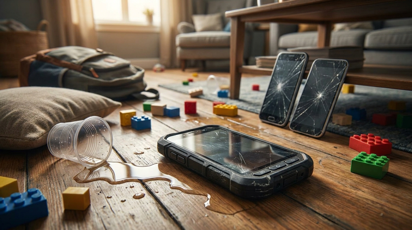 O celular que sobrevive à criança: o mais resistente entre R$ 800 e R$ 1.500 em 2026