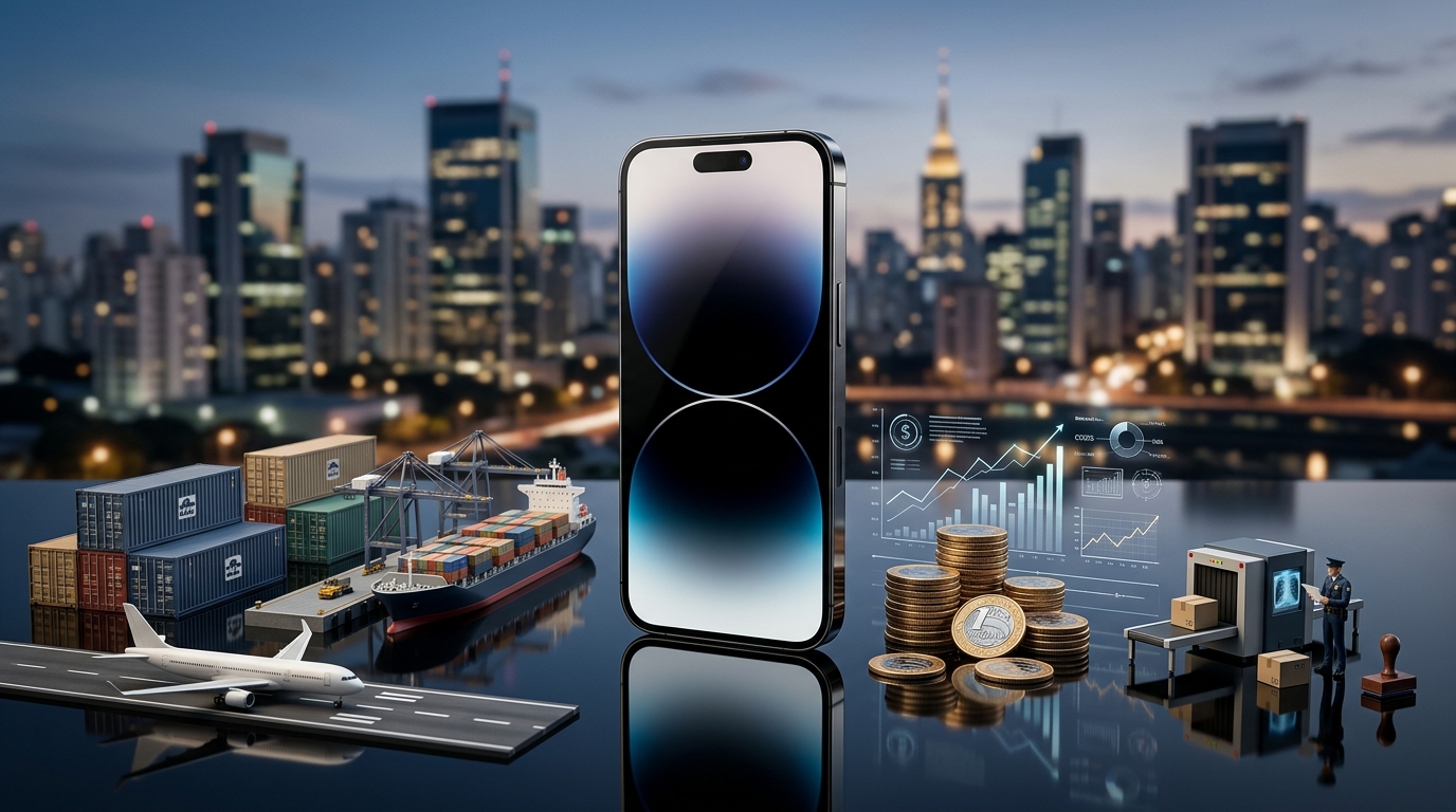 Por que o celular custa o dobro no Brasil — a resposta não é só “imposto alto”