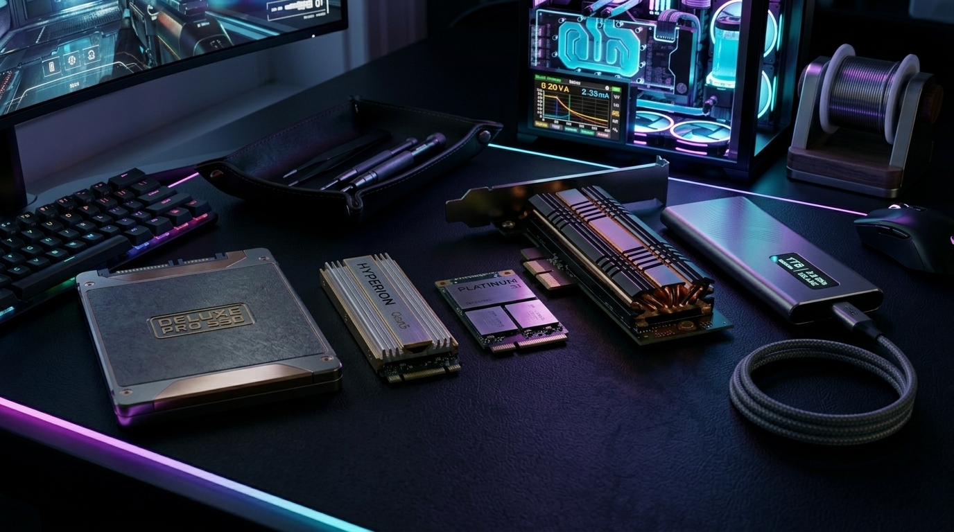 Melhores SSDs custo-benefício de 2026 — do básico ao NVMe top