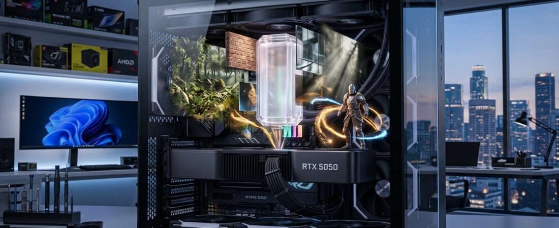 8 GB de VRAM em 2026: o que esse número significa de verdade e por que a RTX 5050 vive no limite