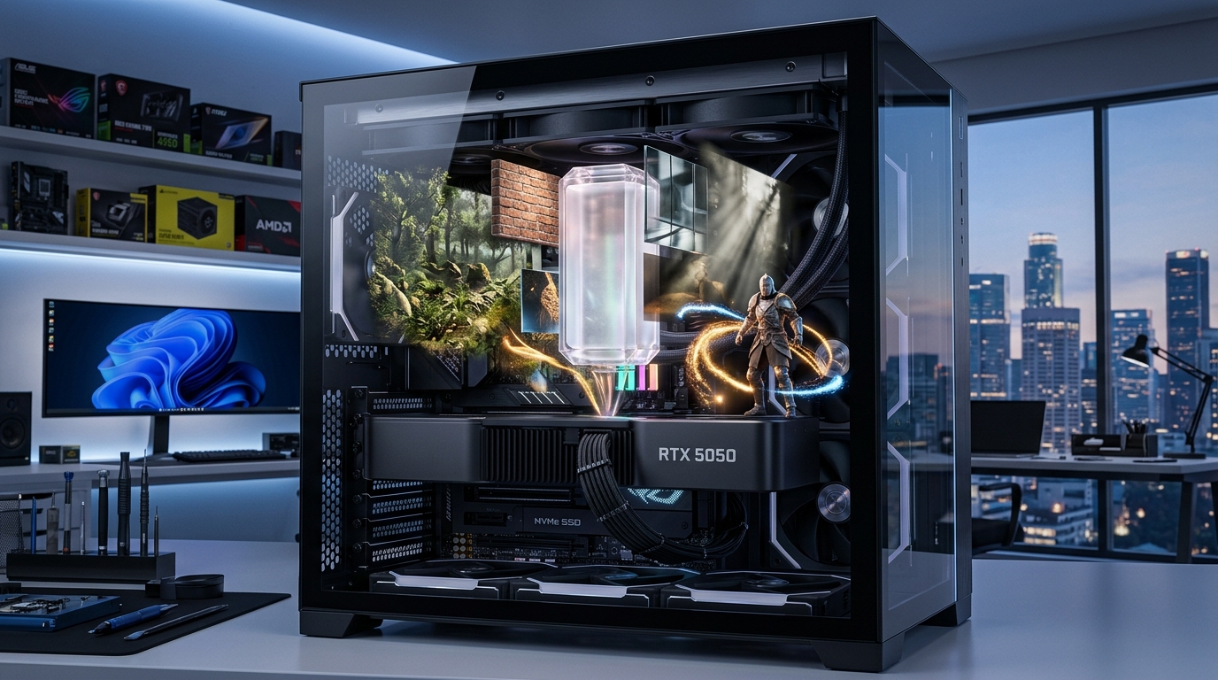 8 GB de VRAM em 2026: o que esse número significa de verdade e por que a RTX 5050 vive no limite