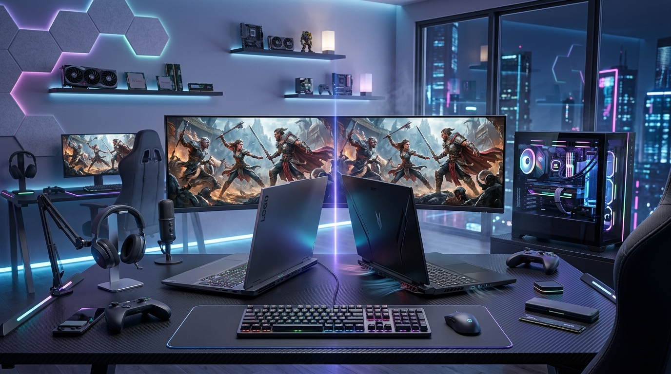 Lenovo LOQ vs Acer Nitro V15: Qual Notebook Gamer Entrega Mais pelo Seu Dinheiro em 2026