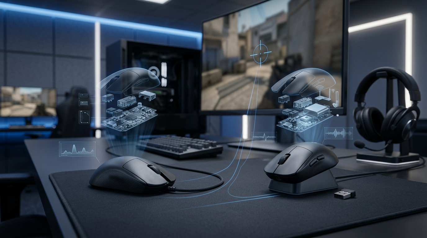 Mouse com Fio ou Sem Fio para CS2 e Valorant: A Resposta que Todo Jogador Precisa Ouvir
