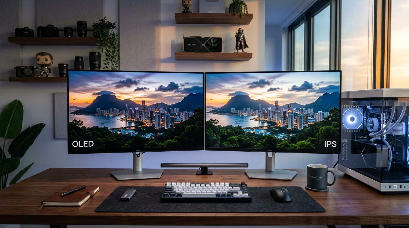 OLED ou IPS: a escolha que vai definir como você enxerga tudo nos próximos anos